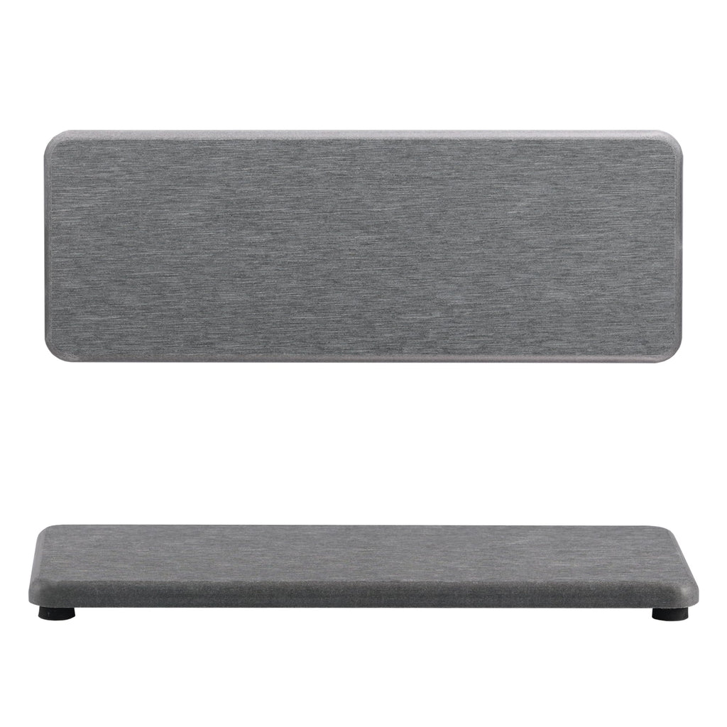 2 Pcs Water Absorbing Stone Trays, Kitchen/Bathroom Sink Soap Dish, Diatomite Tray Used for Hand Soap & Cosmetic Bottles in The Modern Home, 3.15" W x 8.7" L, White